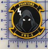 Officially Licensed VMU-3 Phantoms squadron patch
