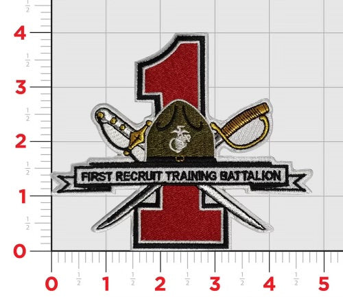 Officially Licensed 1st Recruit Training Battalion Parris Island patch