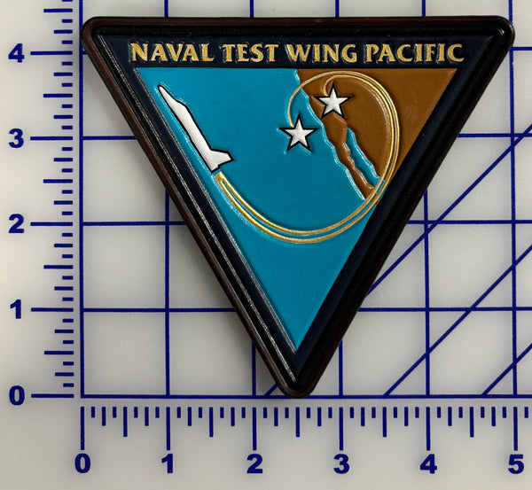 Officially Licensed US Navy Naval Test Wing Pacific Leather patch