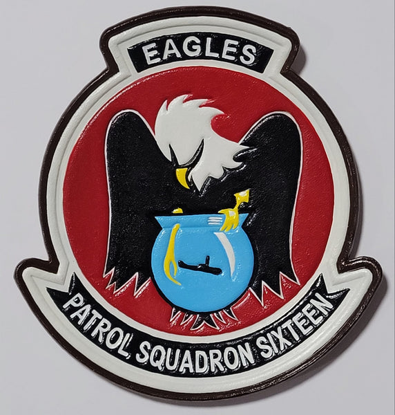 Officially Licensed US Navy VP-16 Eagles Leather Patch