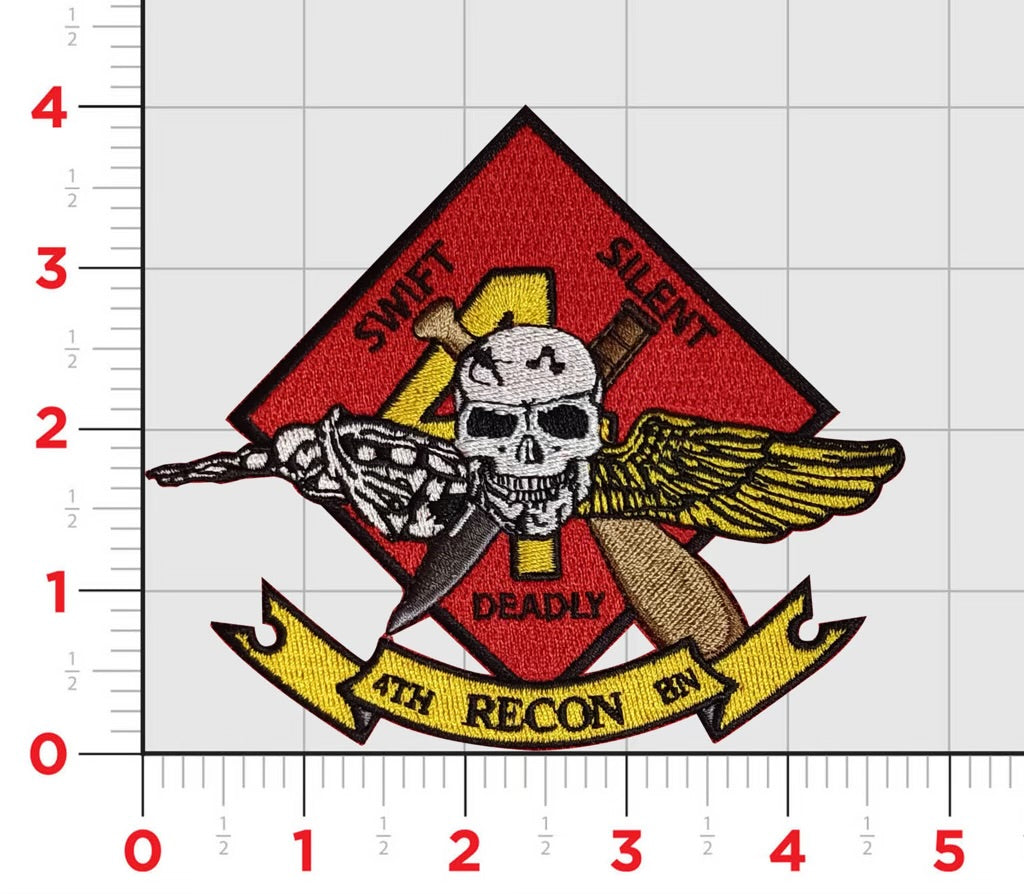 Officially Licensed USMC 4th Recon Patch