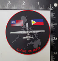 Official VMU-1 Cactus Air Force Philippines Shoulder Patch