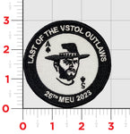 Official VMA-231 Ace of Spades 26th MEU Last of the VTOL Outlaws Patch