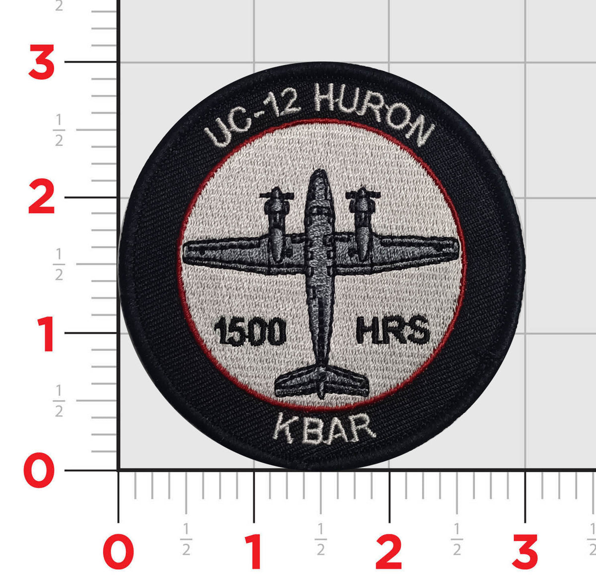 Official HQ Squadron New River UC-12 Huron Shoulder Patch