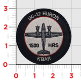 Official HQ Squadron New River UC-12 Huron Shoulder Patch
