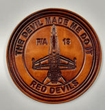 Official VMFA-232 Red Devils Leather Patch