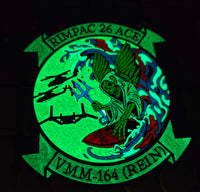 Official VMM-164(REIN) Knightriders RIMPAC 26 ACE PVC Patch