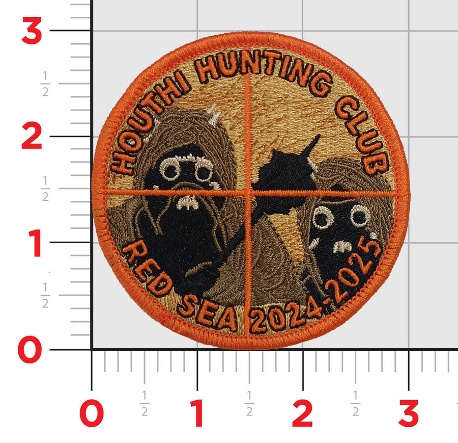 Houthi Hunting Club Red Sea Patch