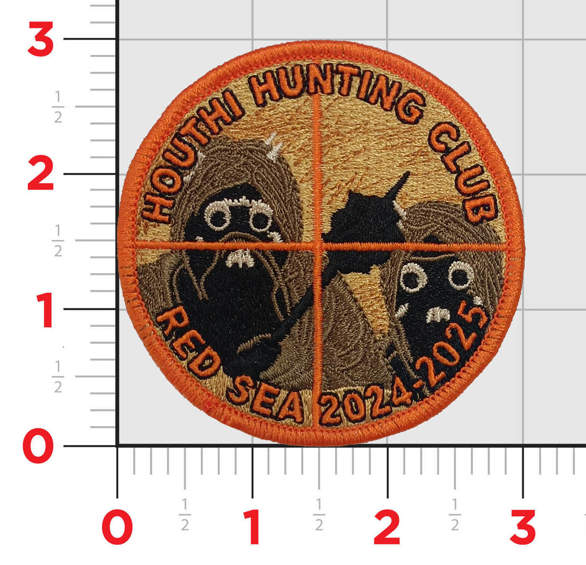 Houthi Hunting Club Red Sea Patch – MarinePatches.com - Custom Patches ...