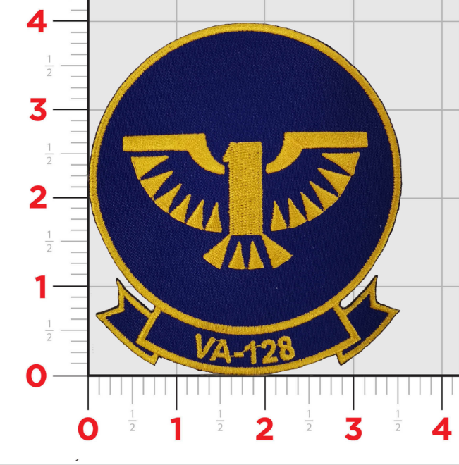 Officially Licensed US Navy VA-128 Golden Intruders Patch