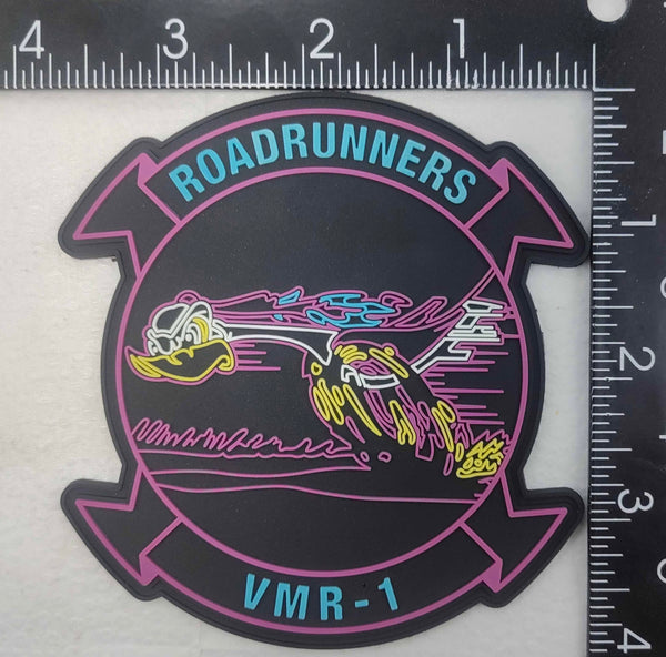 Official VMR-1 Roadrunners PVC squadron patch