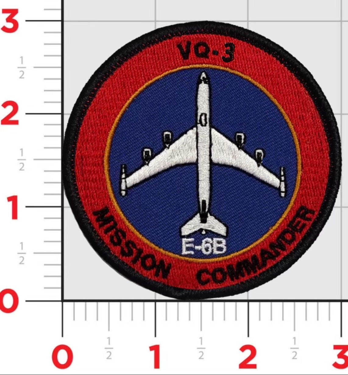 Official VQ-3 Ironmen E-6B Shoulder Patches