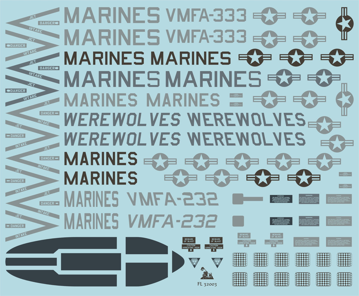 1/32 Scale 'Hornets Swarm' US Marine Corps F/A-18A/C in Combat Part I