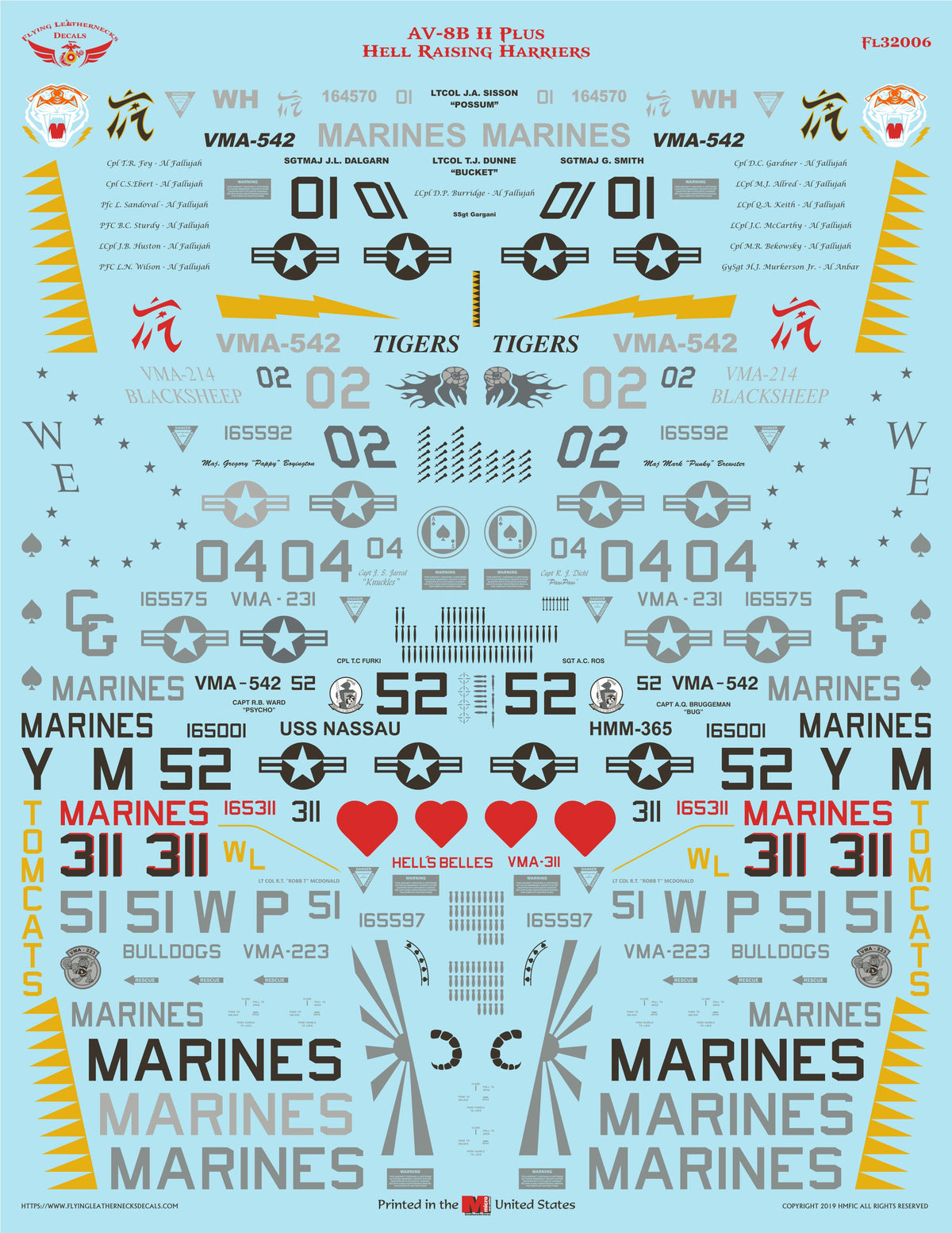 1/32 Scale AV-8B II Plus 'Hell Raising Harriers
