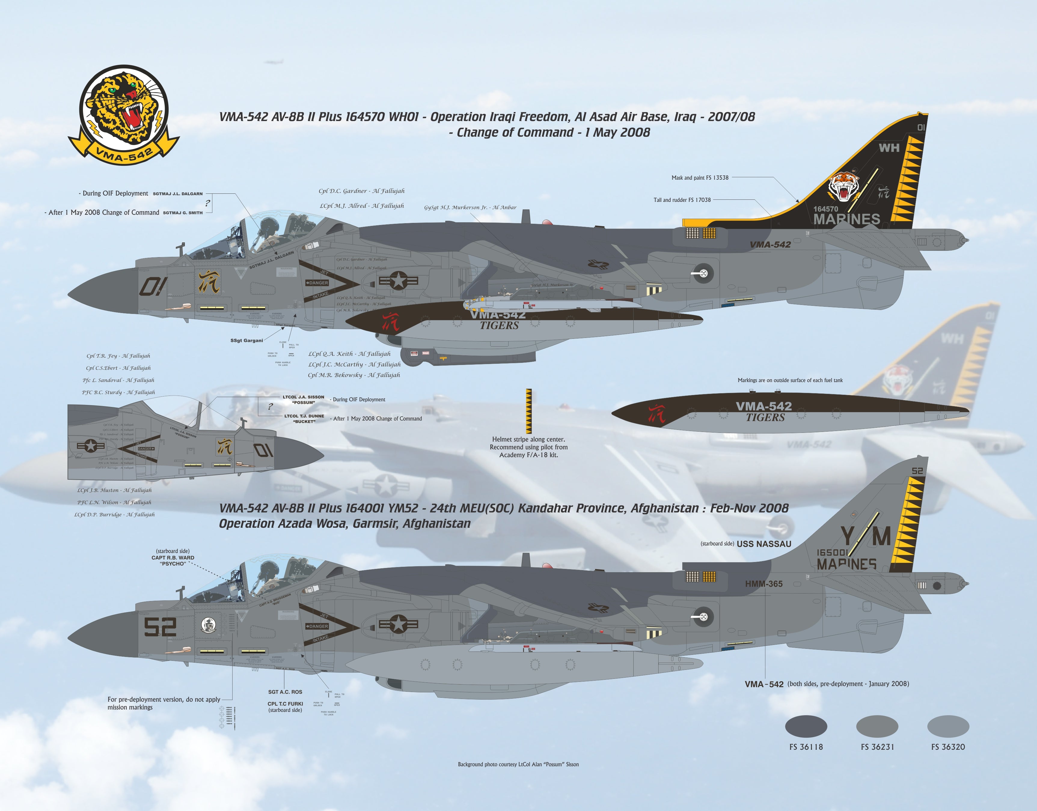 Buy 1/32 Scale AV-8B II Plus 'Hell Patch | MarinePatches.com