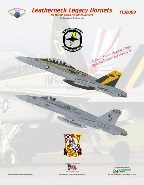 1/32 FL32009 F/A-18C/D Leatherneck Legacy Hornets