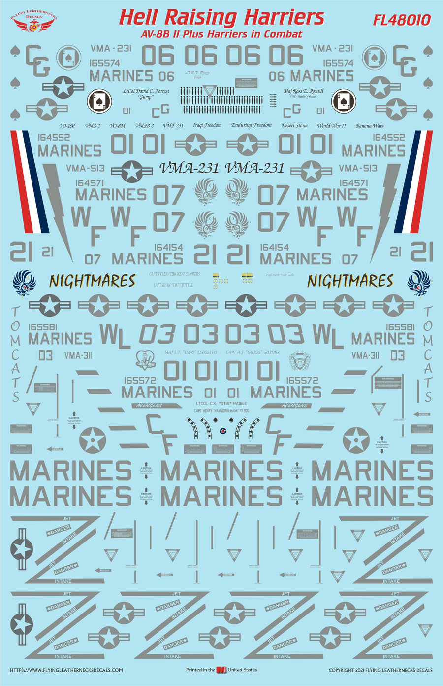 AV-8B NA / II Plus Hell Raising Harriers