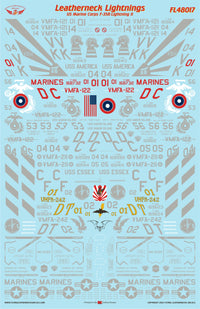 1/48 Scale F-35B Leatherneck Lightnings for Italeri / Tamiya