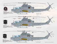 1/48 Scale AH-1Z Marine Skid Kid Zulu's