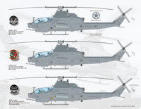 1/48 Scale AH-1Z Marine Skid Kid Zulu's