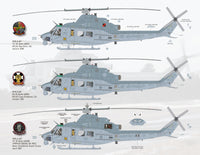 1/48 Scale UH-1Y Marine Skid Kid Yankees
