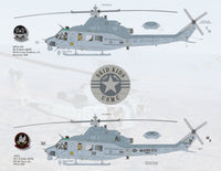 1/48 Scale UH-1Y Marine Skid Kid Yankees