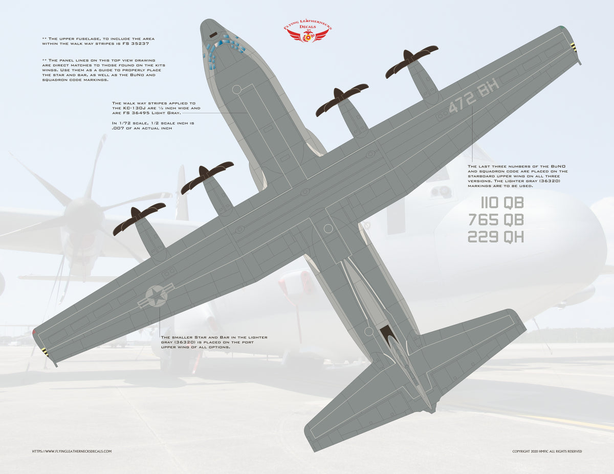 1/72 Scale USMC KC-130J Hercules