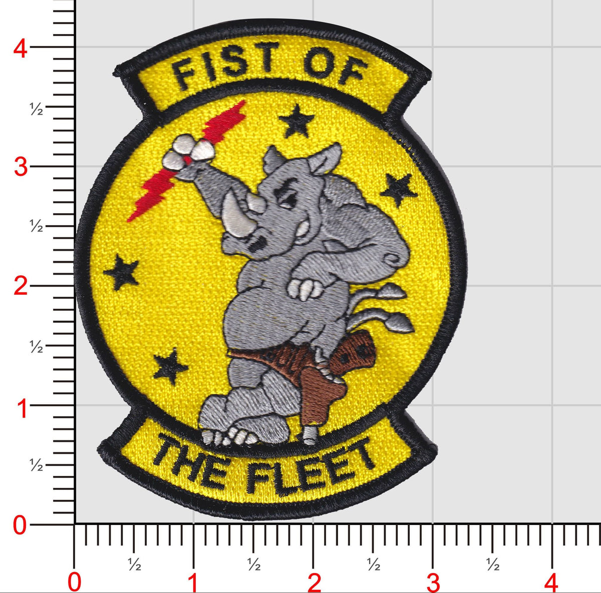 Official VFA-25 Fist of The Fleet Rhino Patch