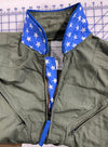 Wind flap inside zipper