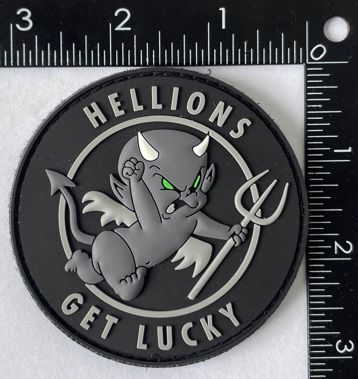 Official HT-28 Hellions Get Lucky PVC Shoulder Patch