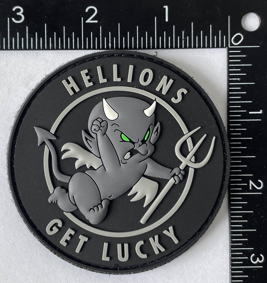 Official HT-28 Hellions Get Lucky PVC Shoulder Patch