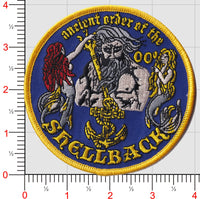 Navy Shellback King Neptune Hat Patch - Popular Patch Brand