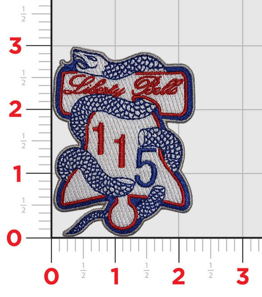 Official VAW-115 Liberty Bells Snake Shoulder Patch