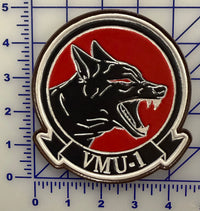 Officially Licensed USMC VMU-1 Watchdogs Leather Patch