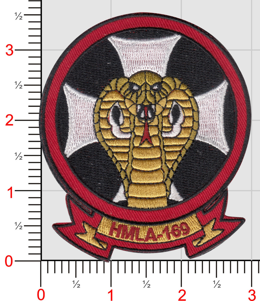 Officially Licensed USMC HMLA-169 Vipers Squadron Patches