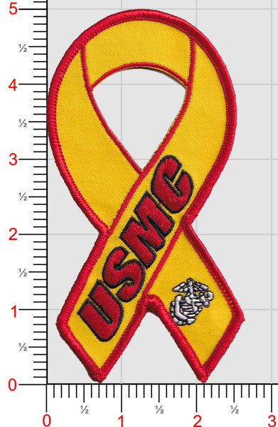 Officially Licensed USMC Yellow Ribbon Patch