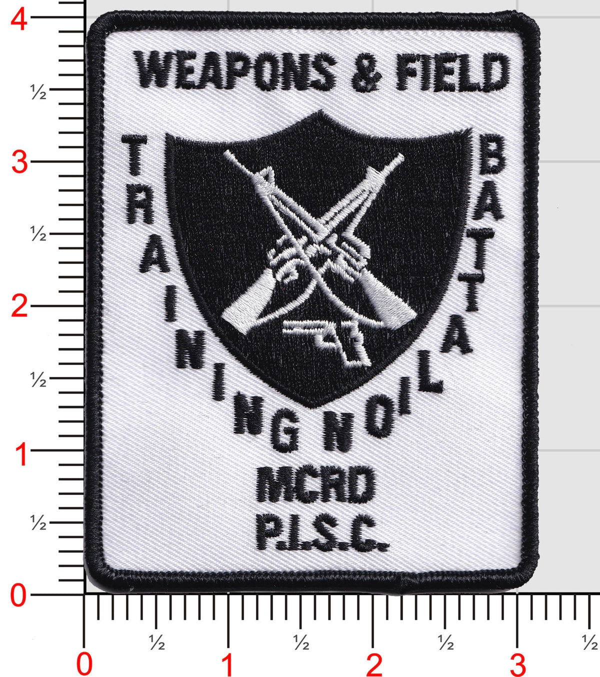 Officially Licensed USMC Weapons and Training Field Battalion Parris Island Patch