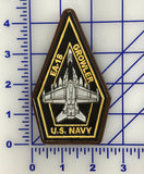 US Navy EA-18G Growler leather patch