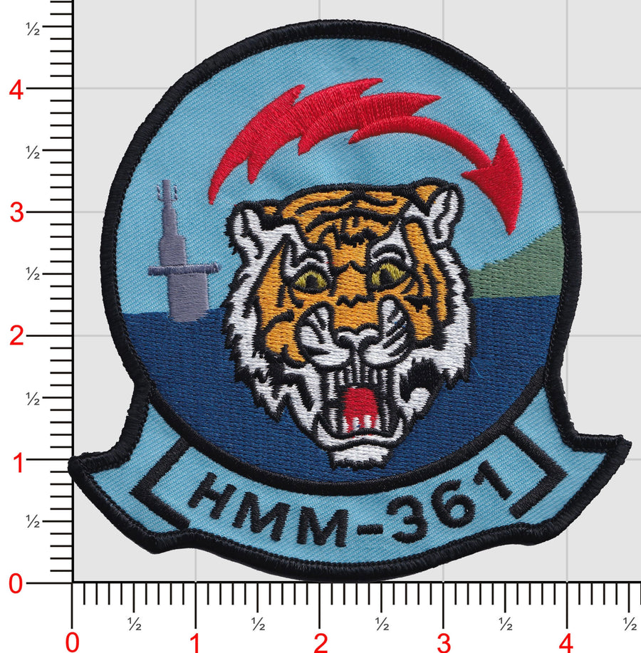 Officially Licensed USMC HMM-361 Flying Tigers Patch