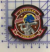 Officially Licensed USMC VMGR-153 Hercules Leather Patches