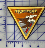 Officially Licensed US Navy Naval Air Station Sigonella Leather Patch
