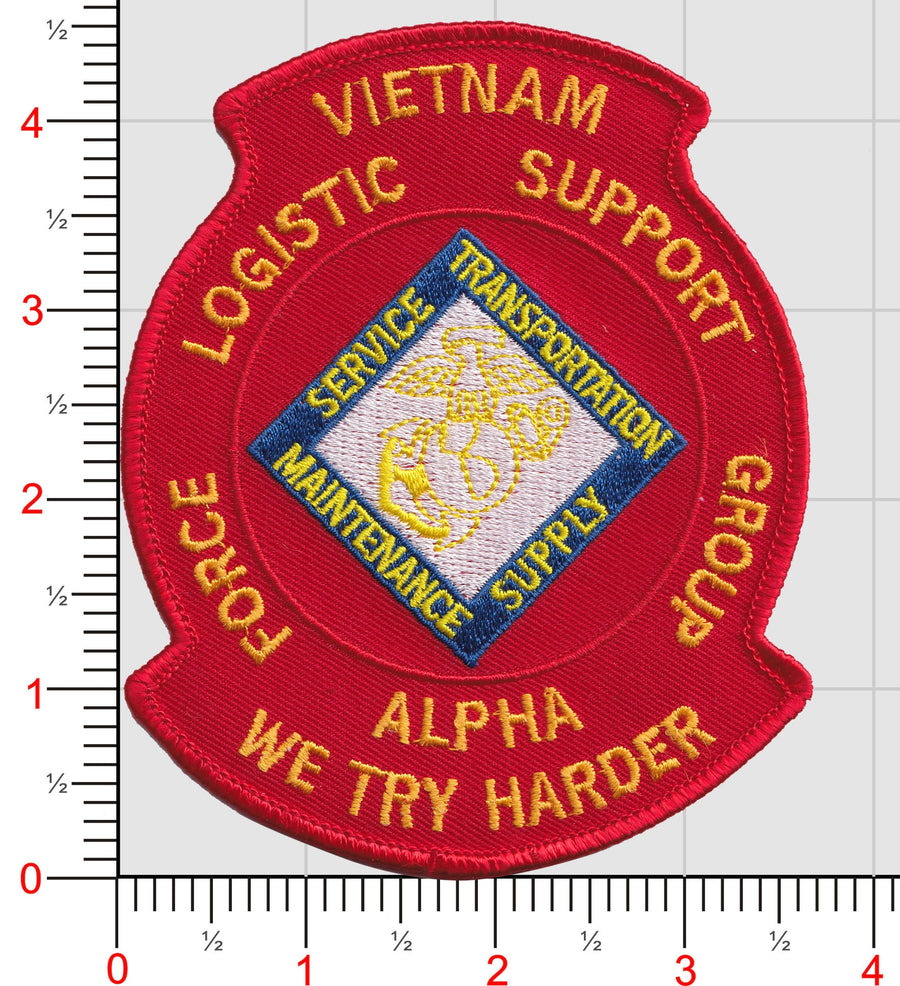 Officially Licensed USMC Force Logistics Support Group Bravo Patch