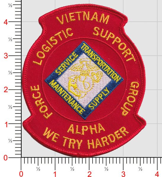 Officially Licensed USMC Force Logistics Support Group Bravo Patch