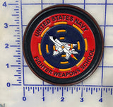 Officially Licensed United States Navy Fighter Weapons School Leather Patch