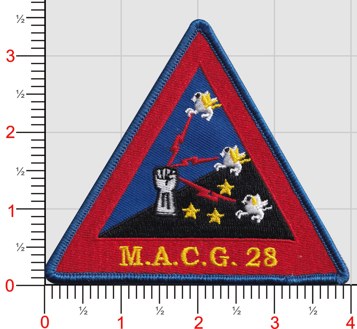 Officially Licensed USMC Marine Air Control Group MACG-28 Patch
