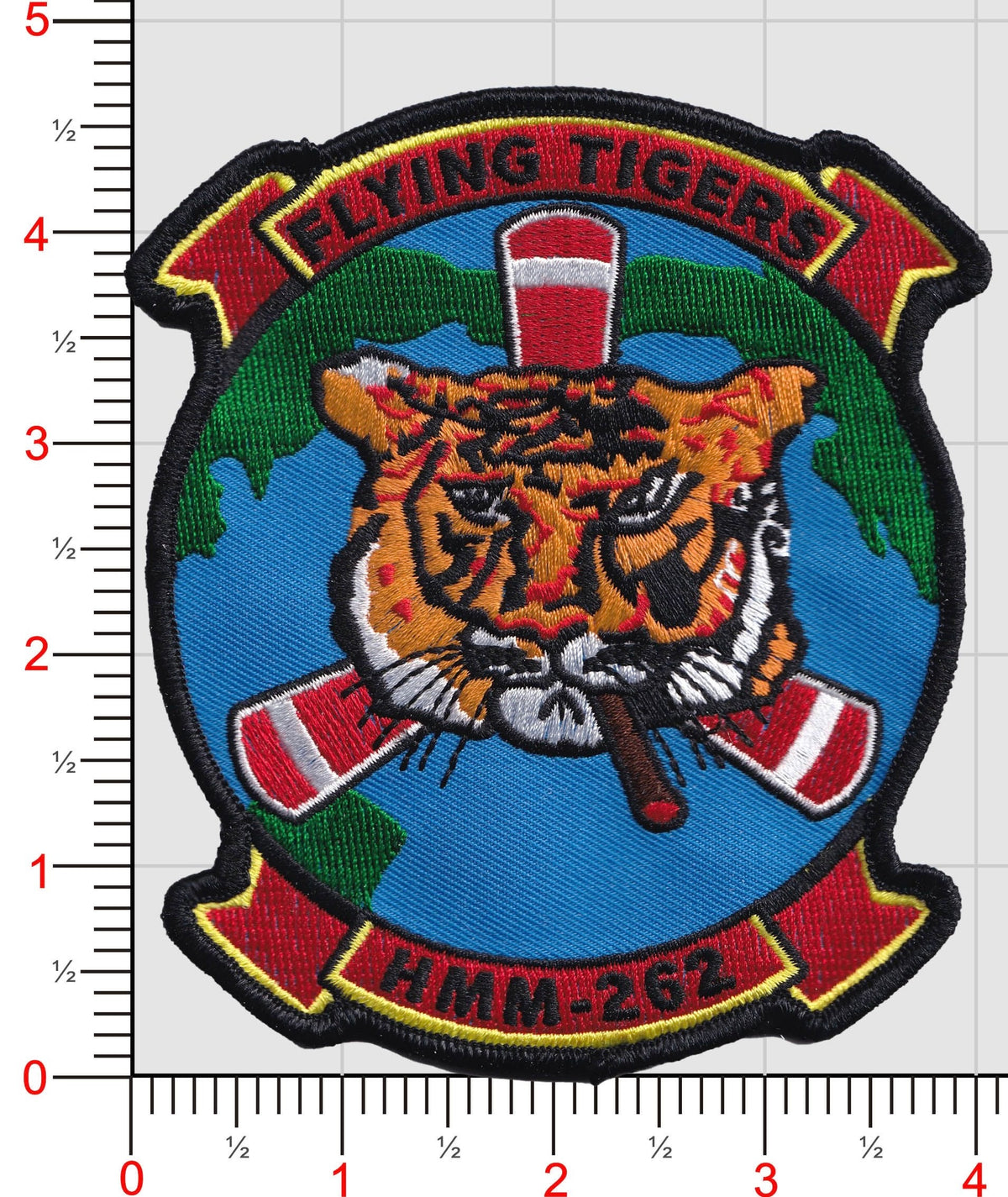 Officially Licensed USMC HMM-262 Flying Tigers Patch