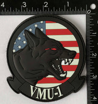 Officially Licensed USMC VMU-1 Watchdogs PVC Squadron Patches