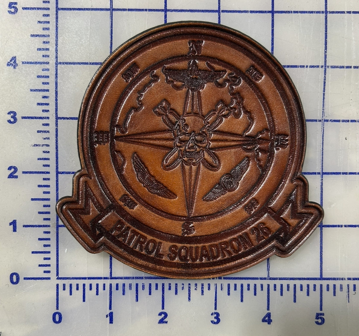 Officially Licensed US Navy VP-26 Tridents Leather Patch