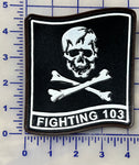 Officially Licensed US Navy VFA-103 Jolly Rogers Leather Patch