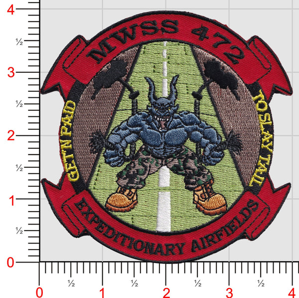 Official MWSS-472 Dragons Expeditionary Airfields Patch
